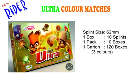 Ultra Colour Matches (10 boxes)